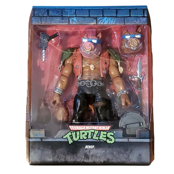 Bebop Super7 Ultimates Figure TMNT Wave 2 Teenage Mutant Ninja Turtles 7" - Picture 2 of 9